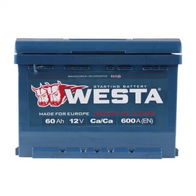 Акумулятор автомобільний Westa 6CT-60 Аз (WPR600)